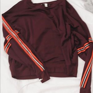 EXPRESS BURGUNDY SWEATSHIRT